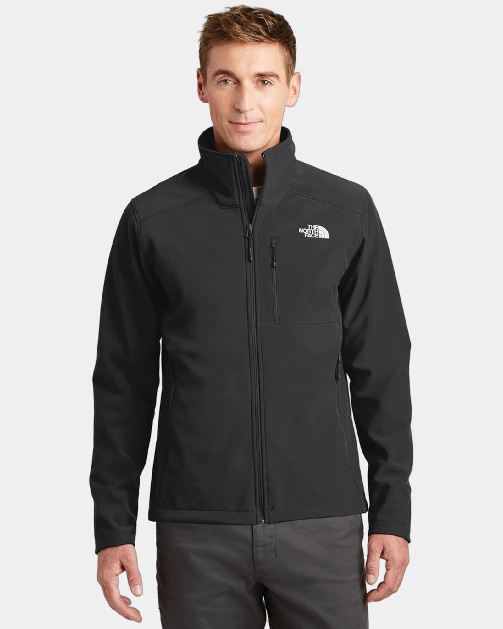 Custom recycled soft shell jacket The North Face Apex - Tnf Black