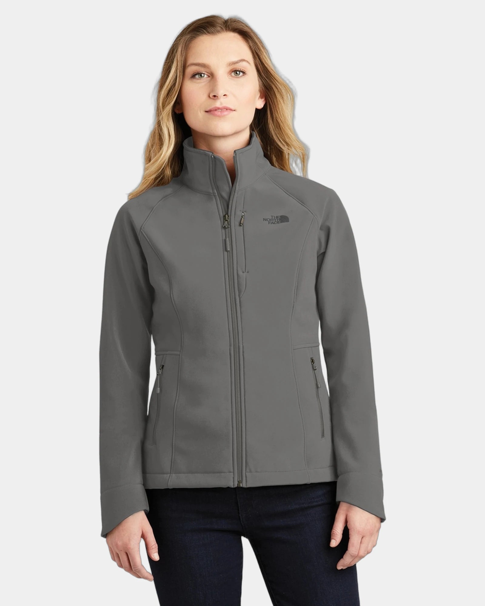 Custom windproof The North Face Apex Barrier Soft Shell - Asphalt Grey
