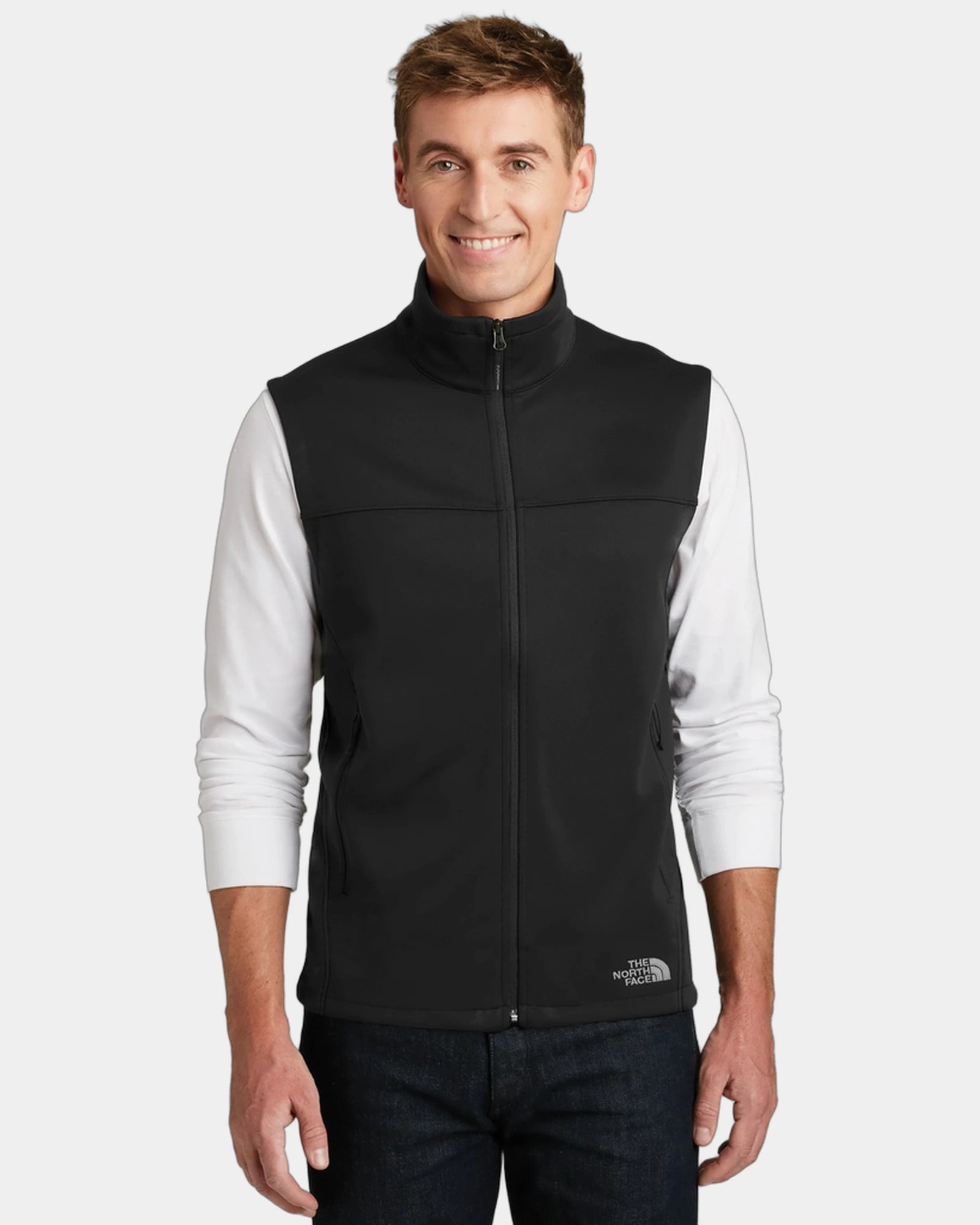 Custom recycled soft shell vest The North Face Ridgewall - Tnf Black