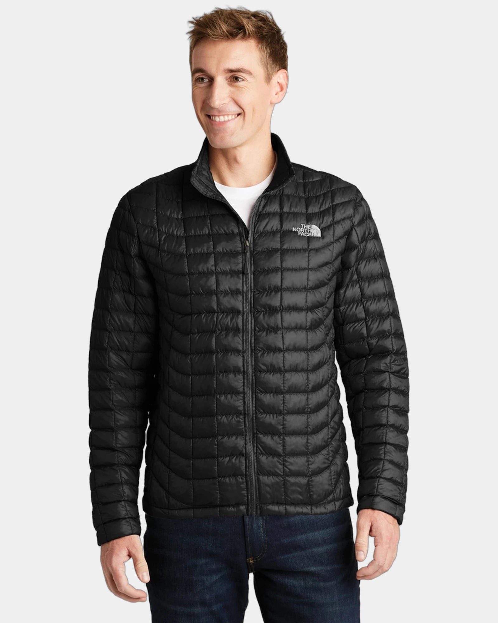 Custom nylon jacket The North Face ThermoBall Trekker - Tnf Black