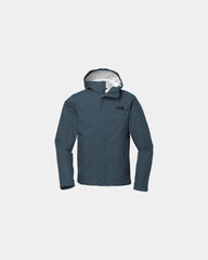 Custom recycled DryVent The North Face rain jacket - Shady Blue