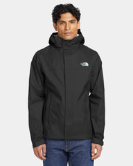 Custom recycled DryVent The North Face rain jacket - Tnf Black