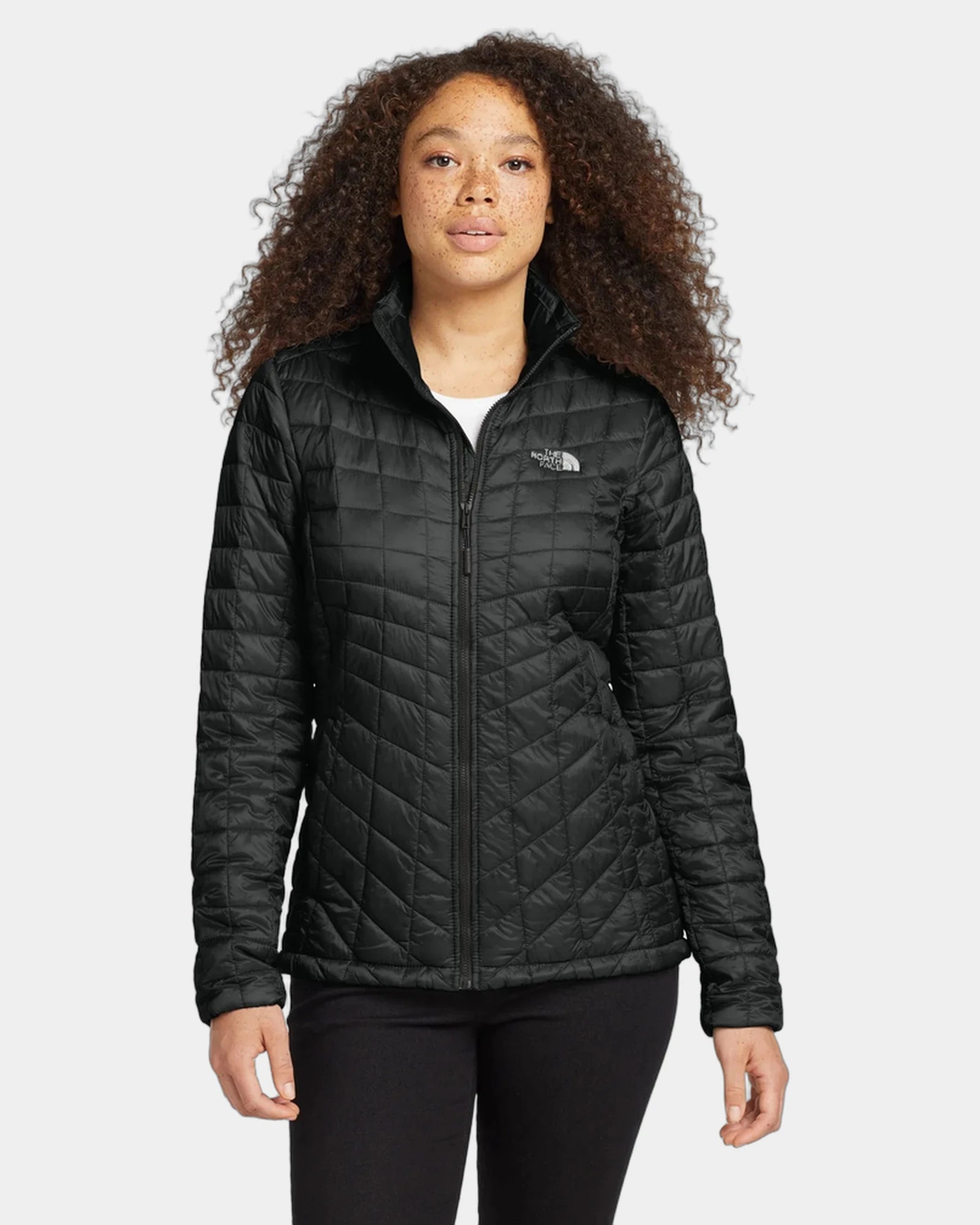 Custom insulated The North Face ThermoBall Trekker jacket - Tnf Matte Black