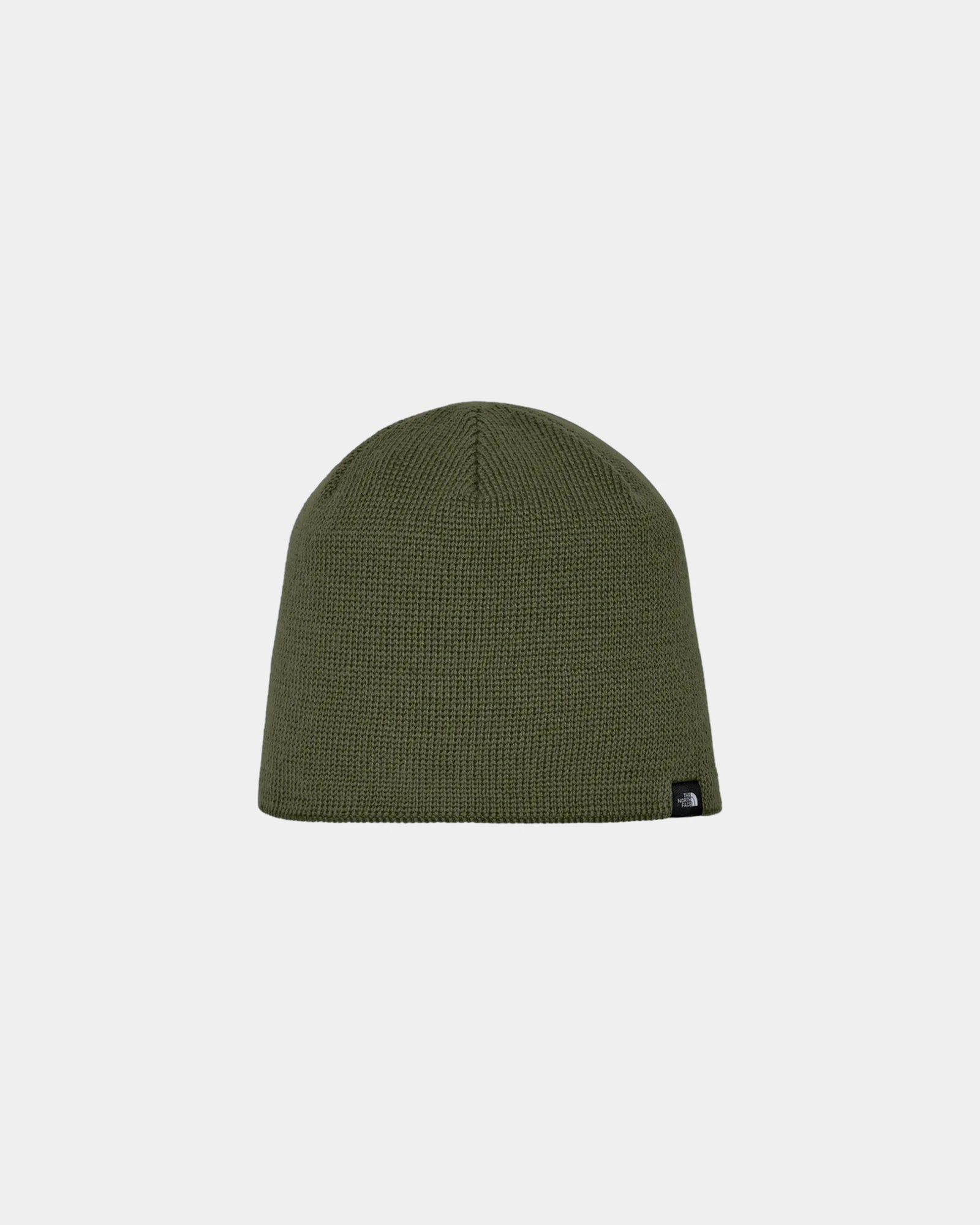 Custom recycled The North Face Mountain Beanie - Burnt Olive Green
