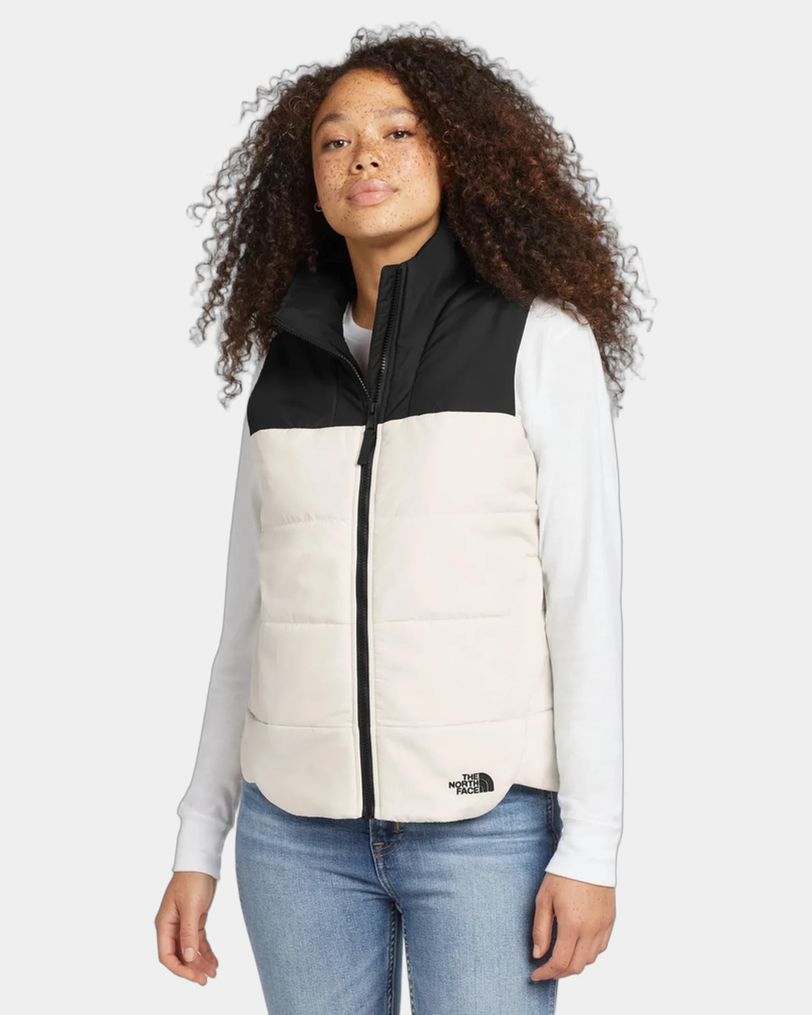 Custom recycled insulated vest The North Face Everyday - Vintage White