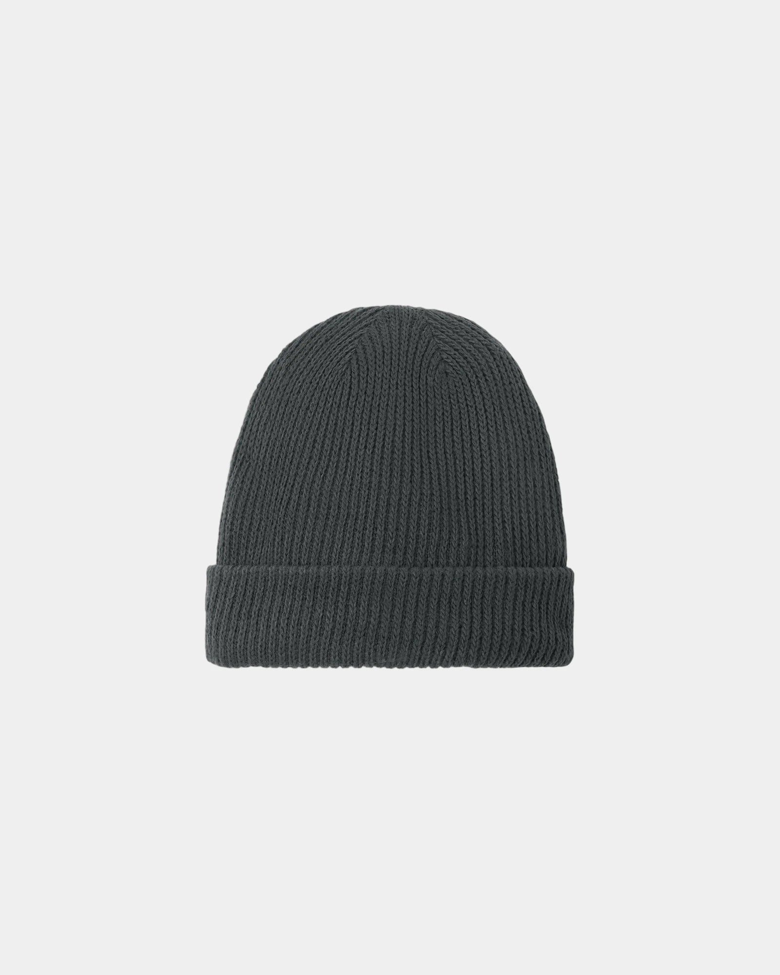 Custom fleece-lined beanie The North Face Circular Rib - Asphalt Grey