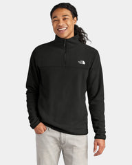 Custom recycled fleece The North Face Glacier 1/4-Zip - Tnf Black