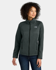 Custom soft shell jacket The North Face Ridgewall women's - Tnf Dark Grey Heather