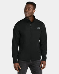 Custom recycled soft shell jacket The North Face Ridgewall - Tnf Black