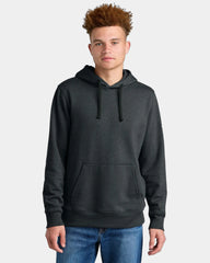 Custom knit fleece hoodie The North Face Sleeve Logo - Tnf Black Heather