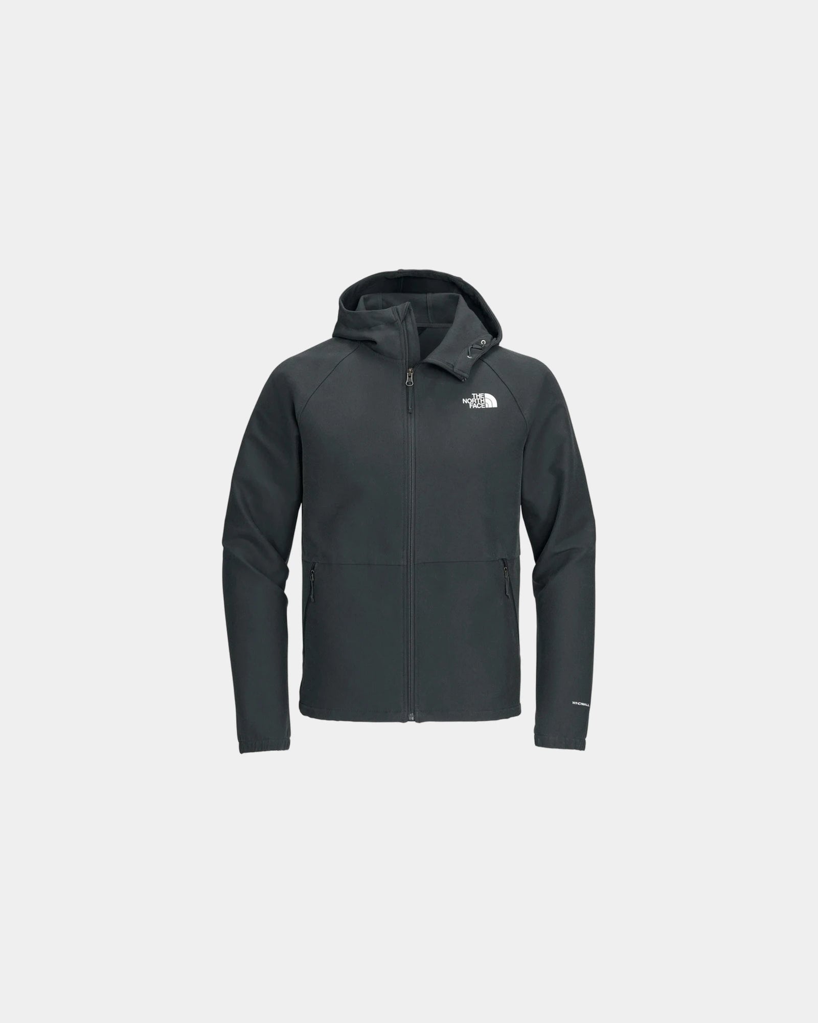 Custom soft shell jacket The North Face Barr Lake - Asphalt Grey Dark Heather