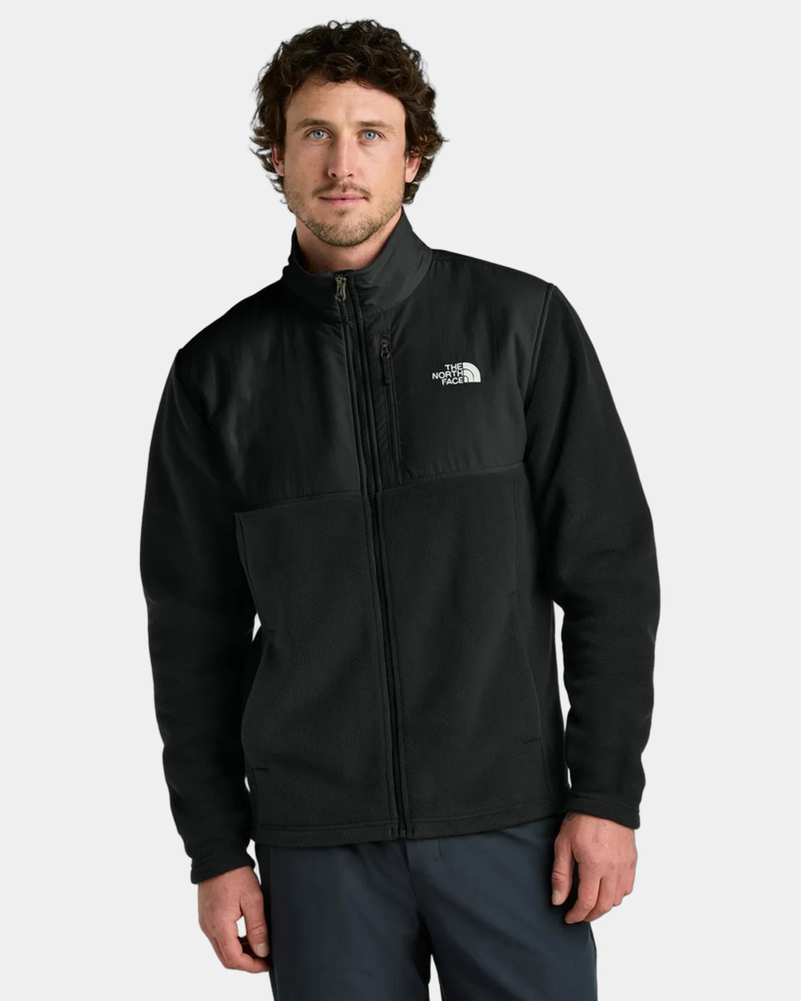 Custom recycled fleece The North Face Highest Peak Jacket - Tnf Black