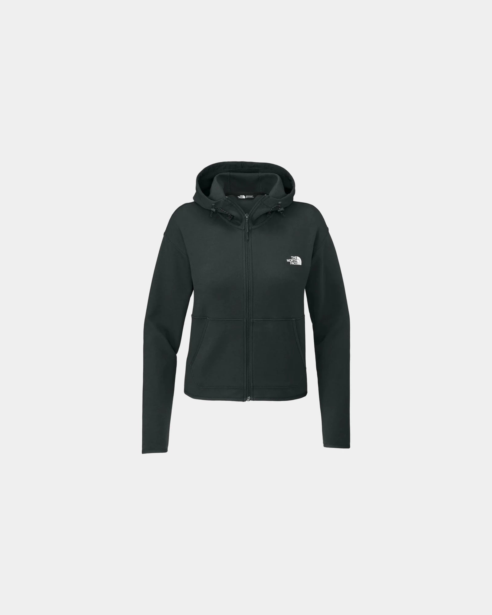 Custom full-zip hoodie The North Face Women's Double-Knit - Asphalt Grey