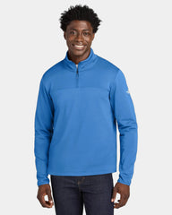 Custom recycled fleece The North Face Aim 1/4-Zip - Marina Blue