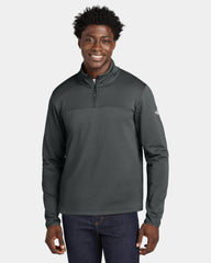 Custom recycled fleece The North Face Aim 1/4-Zip - Asphalt Grey