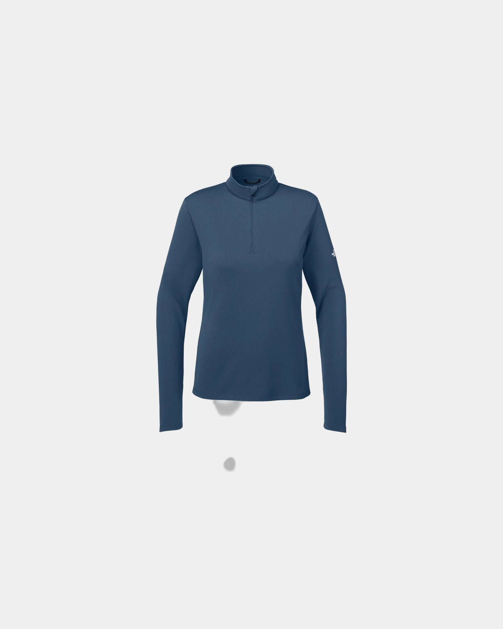 Custom recycled polyester The North Face Ambition 1/4-Zip - Shady Blue