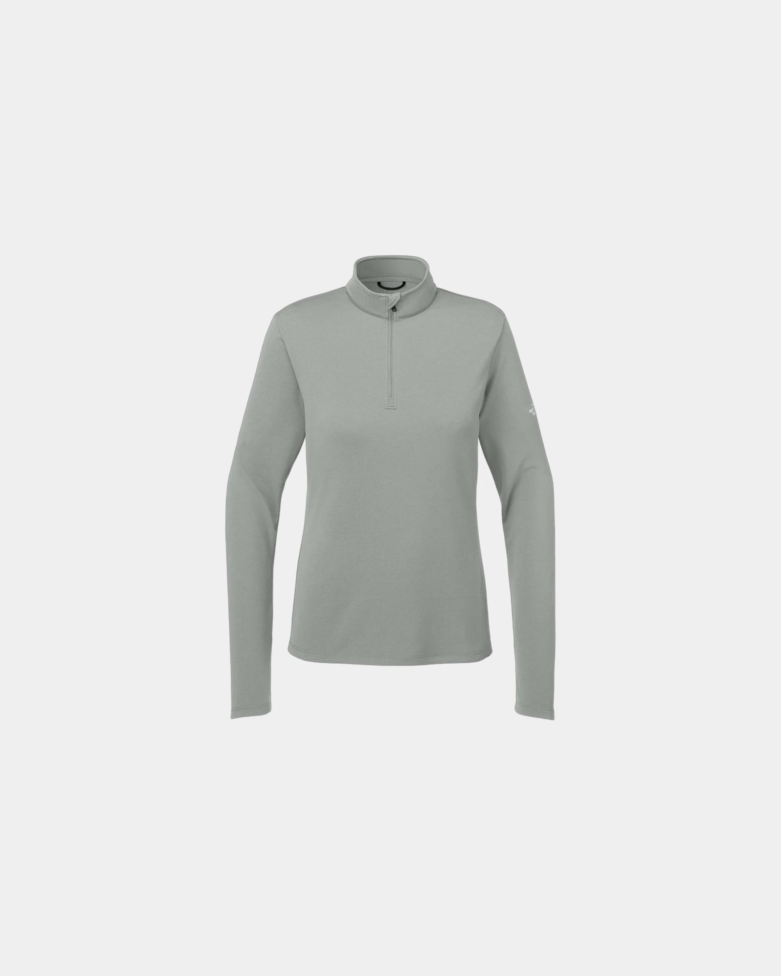 Custom recycled polyester The North Face Ambition 1/4-Zip - Meld Grey Heather