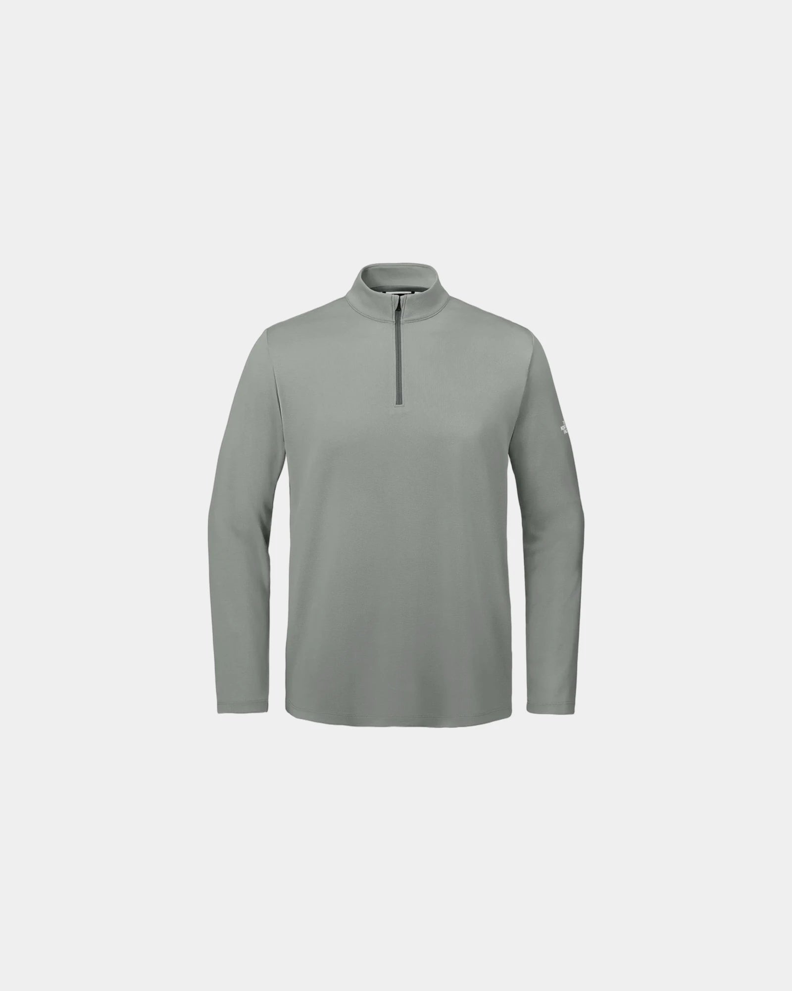 Custom recycled polyester The North Face Ambition 1/4-zip - Meld Grey Heather