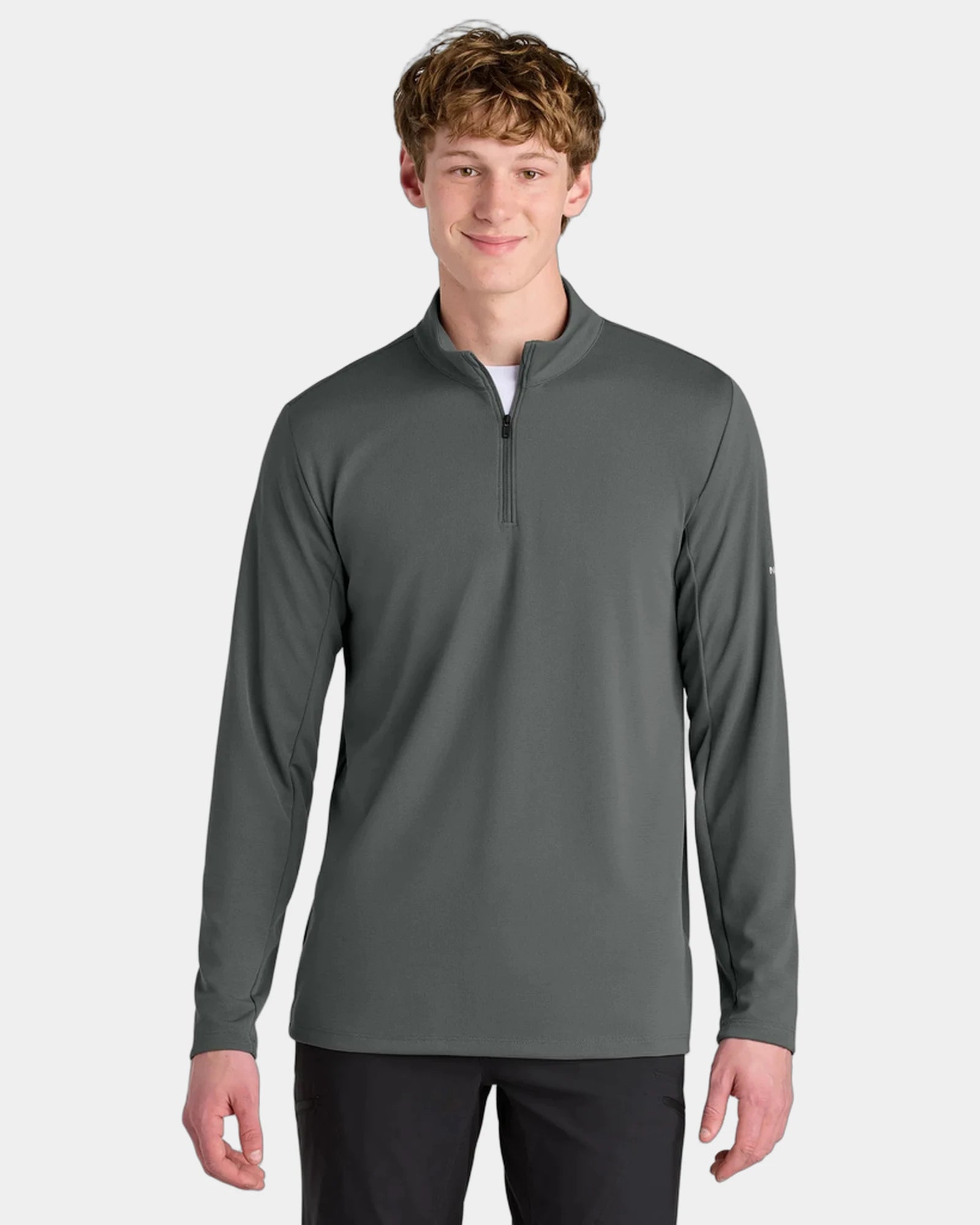 Custom recycled polyester The North Face Ambition 1/4-zip - Smoked Pearl Grey