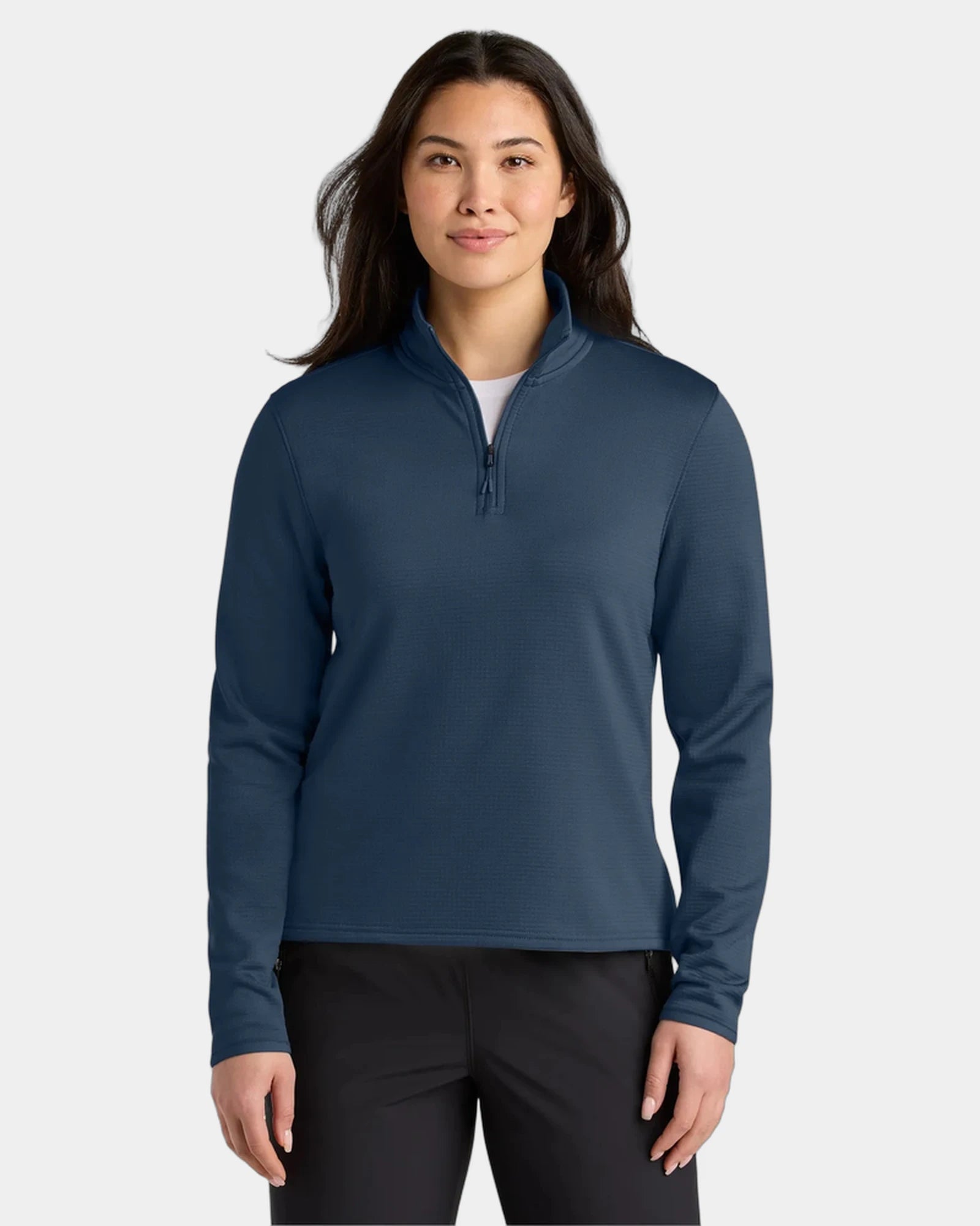 Custom recycled fleece The North Face Women's Aim 1/4-Zip - Summit Navy