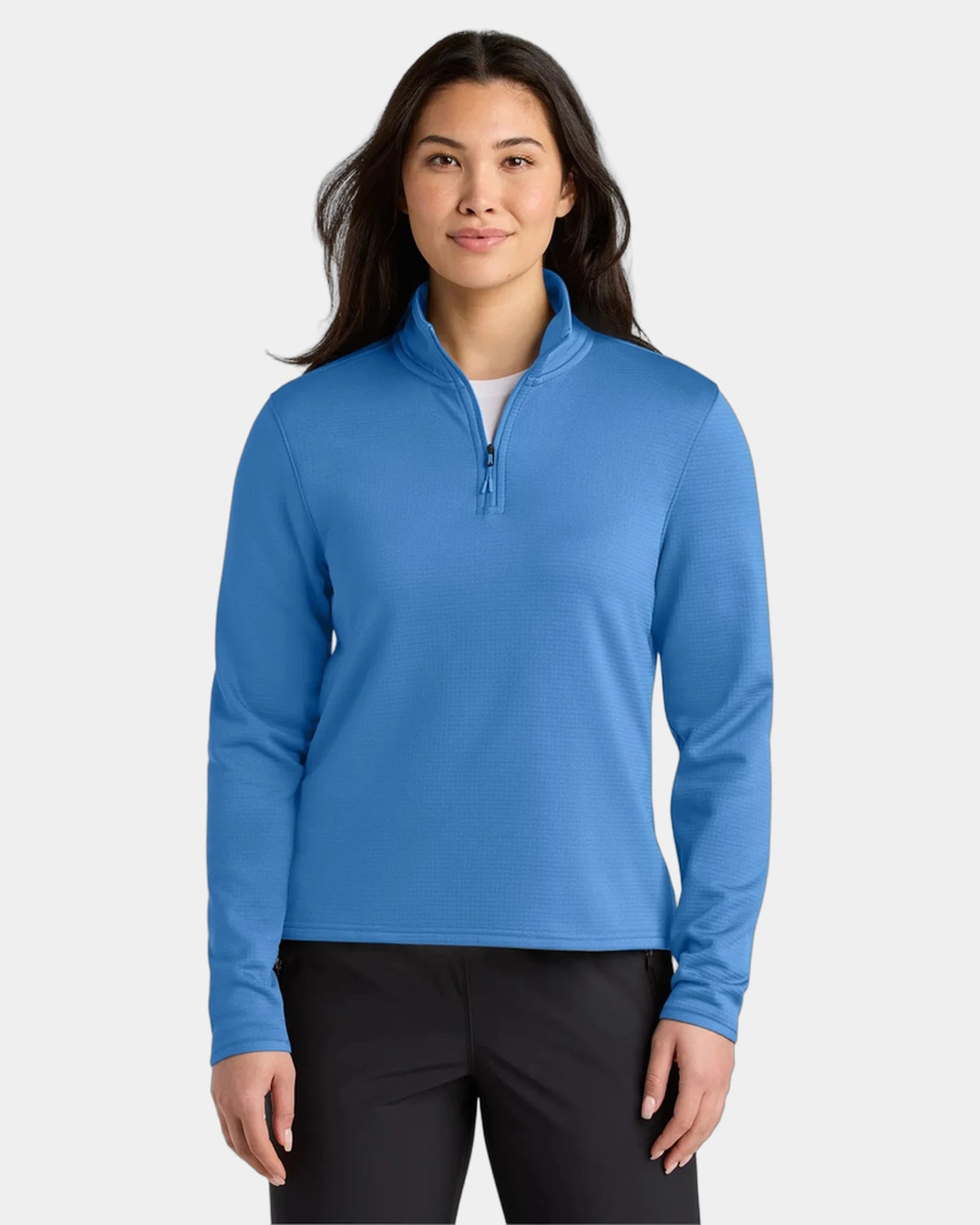 Custom recycled fleece The North Face Women's Aim 1/4-Zip - Marina Blue