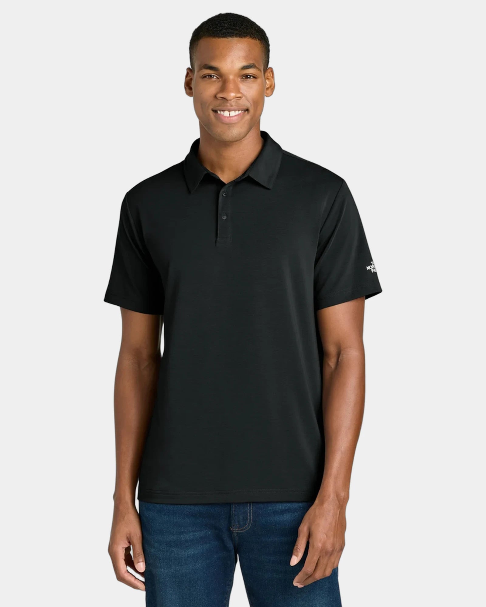 Custom recycled polo The North Face Canyon Crest - Tnf Black