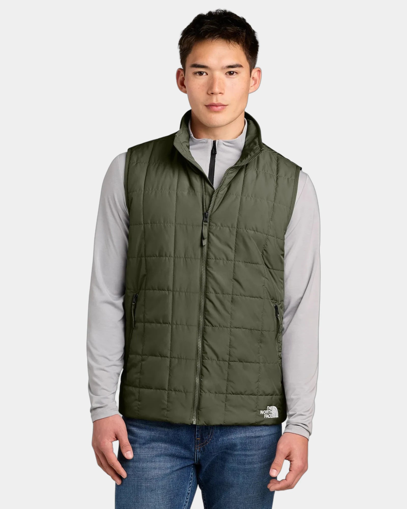Custom recycled quilted vest The North Face Iron Drift - New Taupe Green
