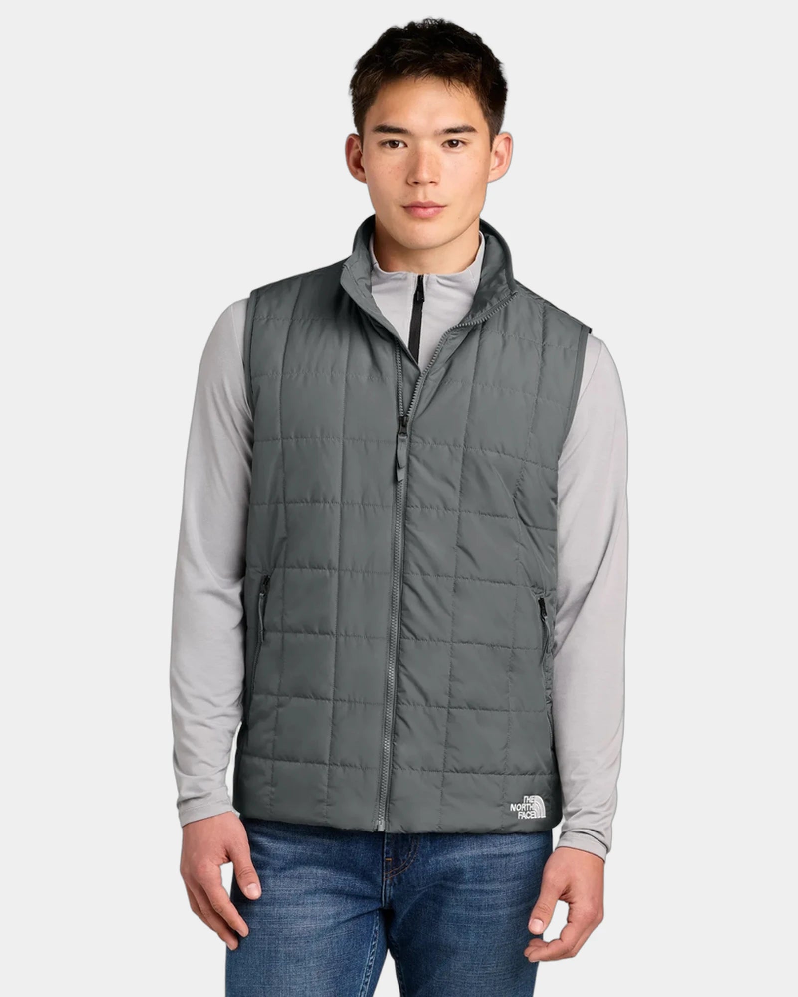 Custom recycled quilted vest The North Face Iron Drift - Smoked Pearl Grey