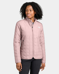 Custom recycled quilted The North Face Iron Drift jacket - Metal Pink