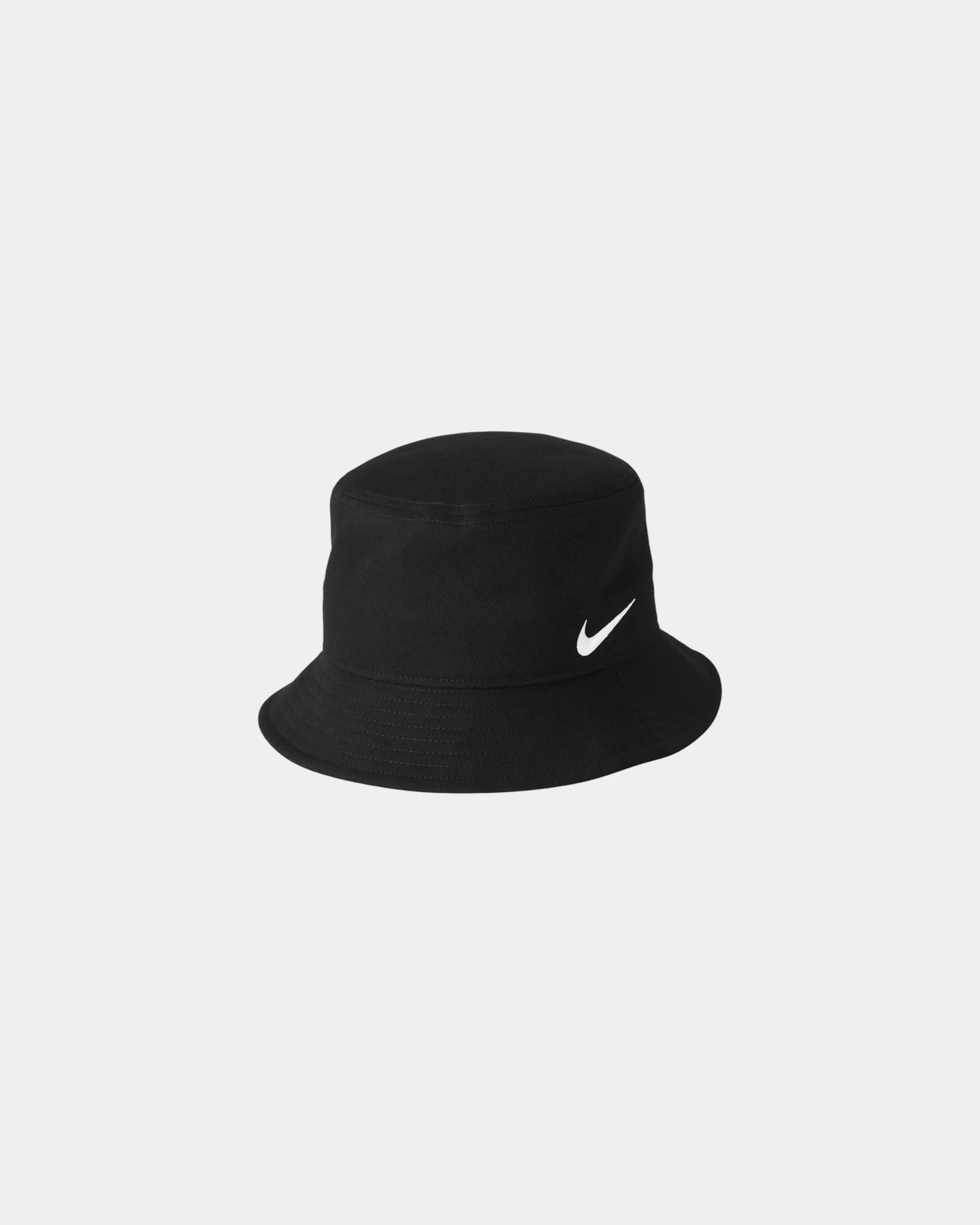 Custom cotton bucket hat Nike Swoosh - Black