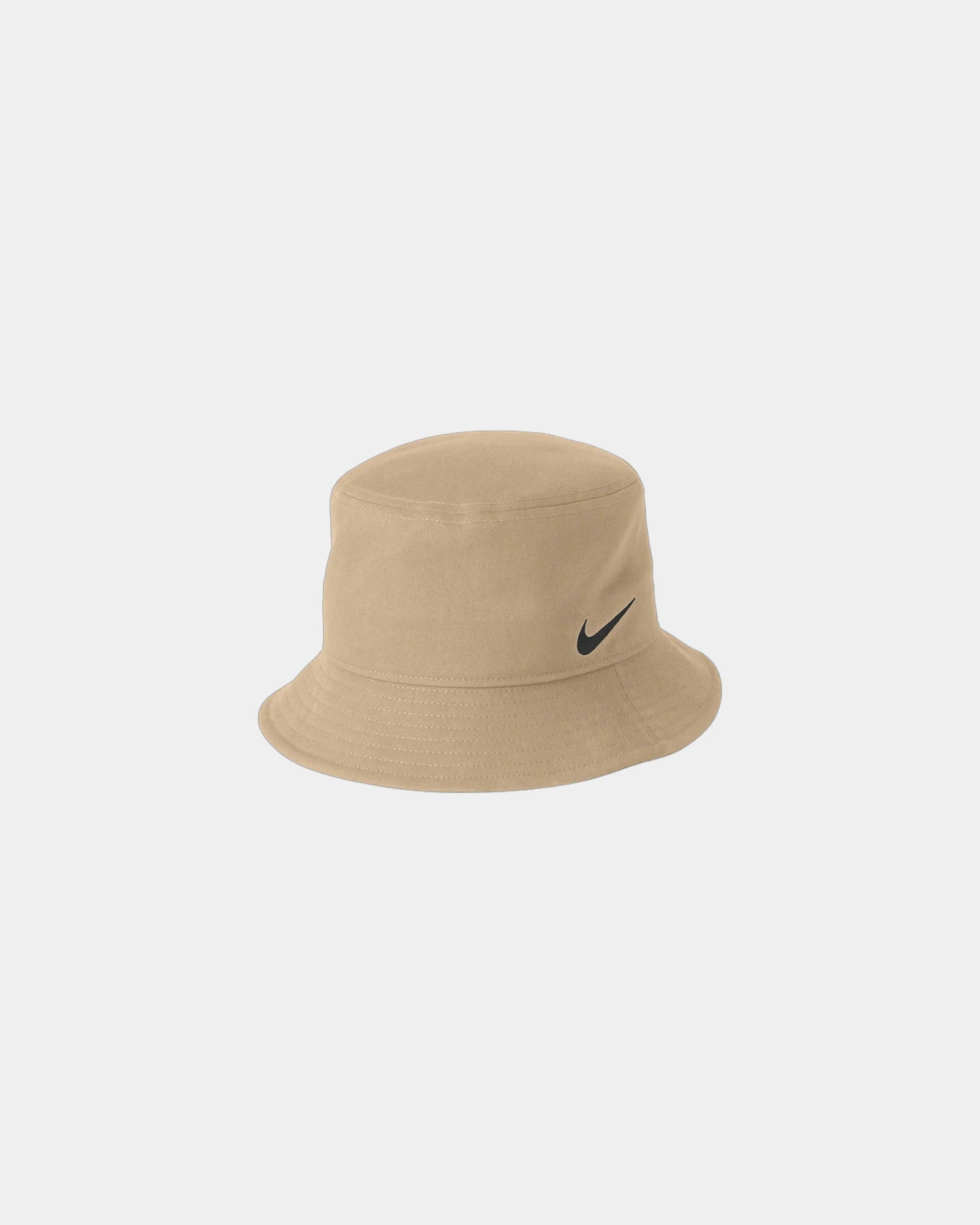 Custom cotton bucket hat Nike Swoosh - Khaki