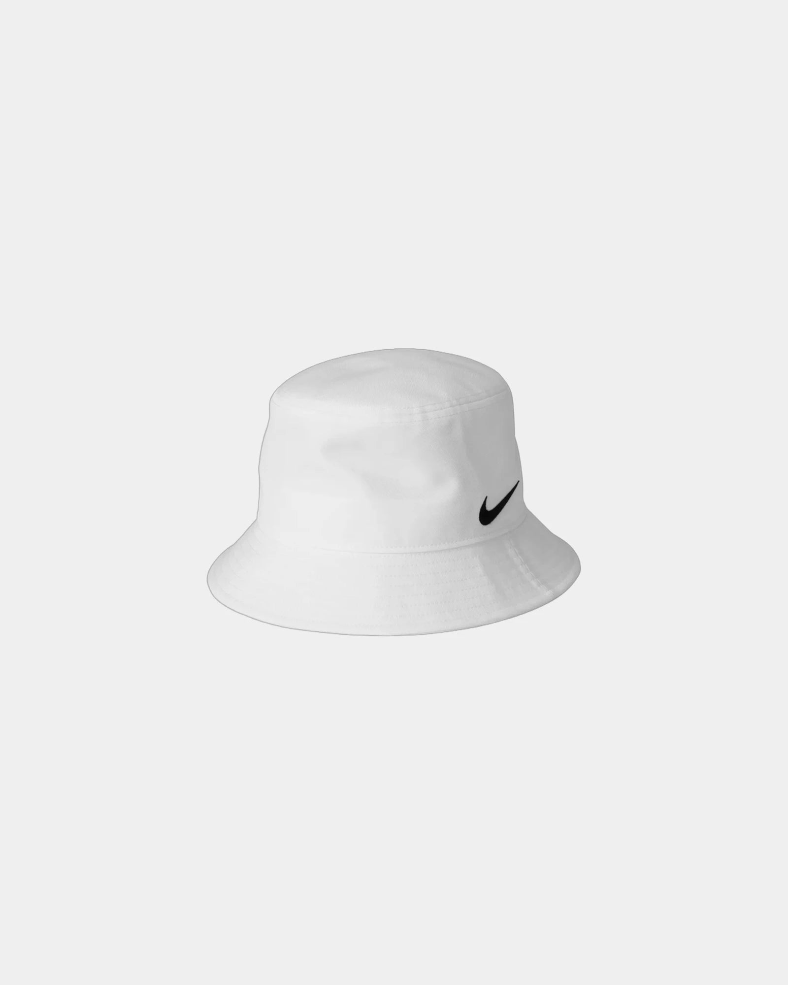 Custom cotton bucket hat Nike Swoosh - White