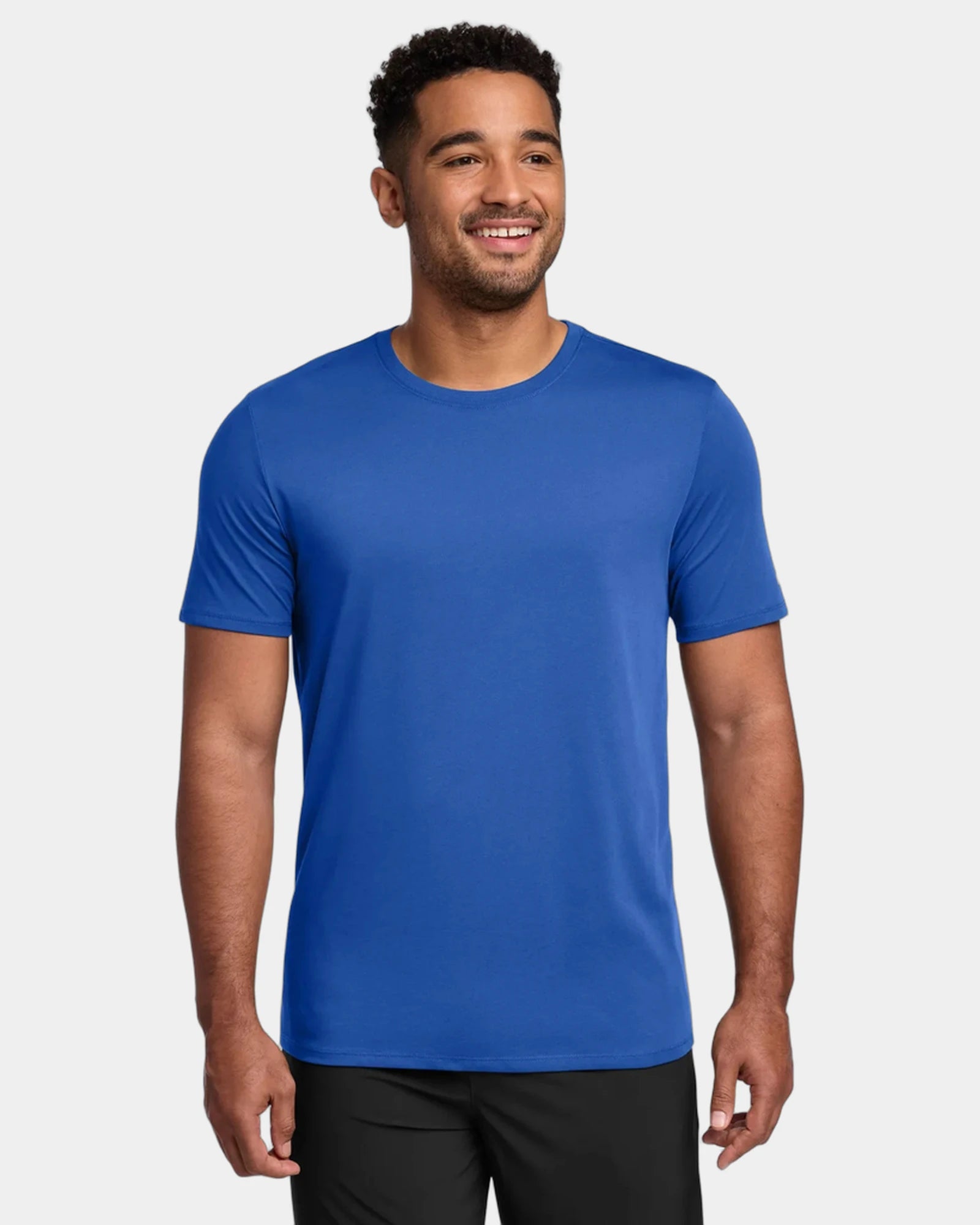 Custom Dri-FIT Cotton/Poly Tee Nike performance shirt - Rush Blue