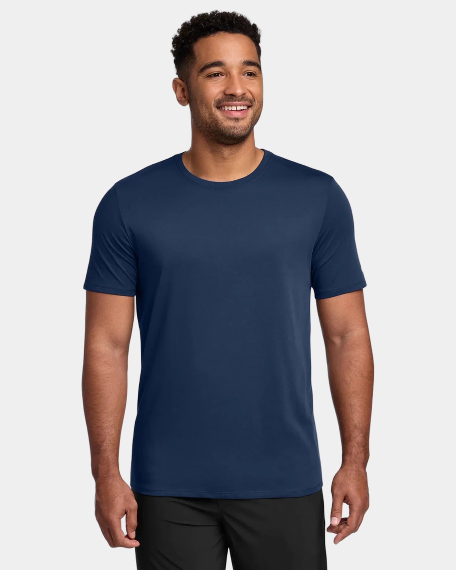 Custom Dri-FIT Cotton/Poly Tee Nike performance shirt - College Navy