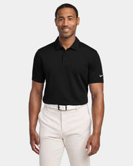 Custom recycled polyester polo Nike Dry Essential - Black