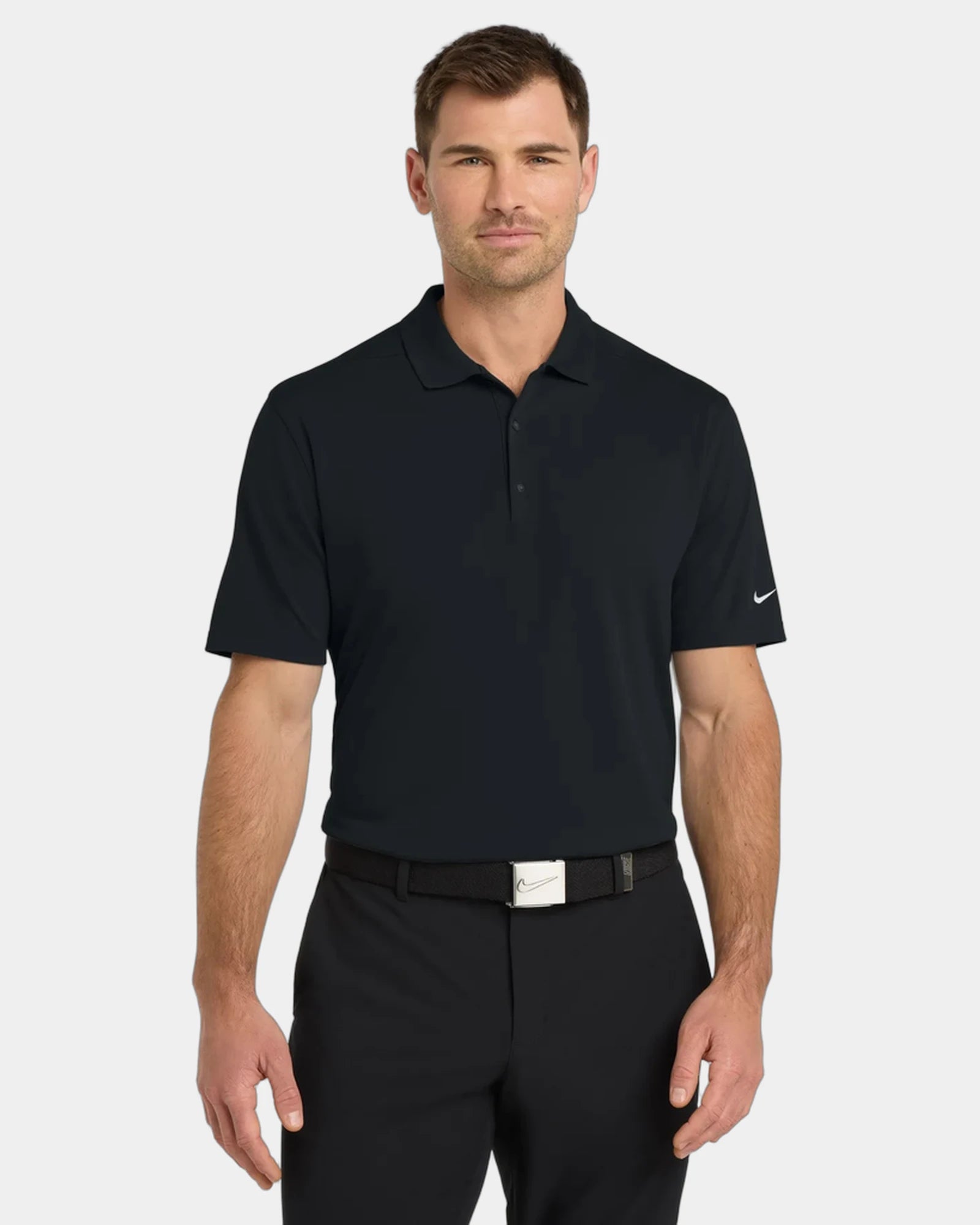 Custom Nike Dri-FIT Micro Pique 2.0 polo - Black