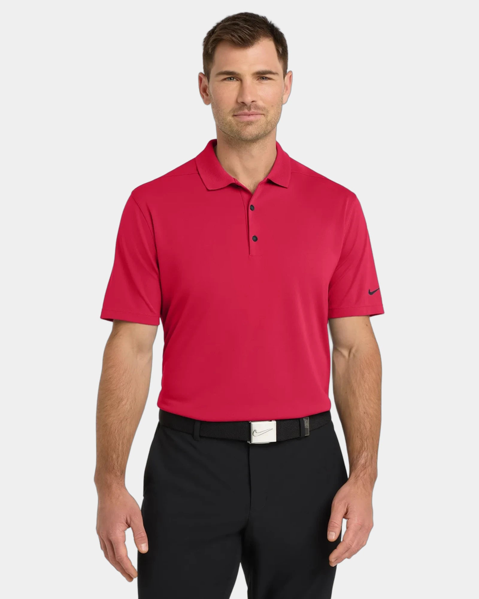 Custom Nike Dri-FIT Micro Pique 2.0 polo - University Red