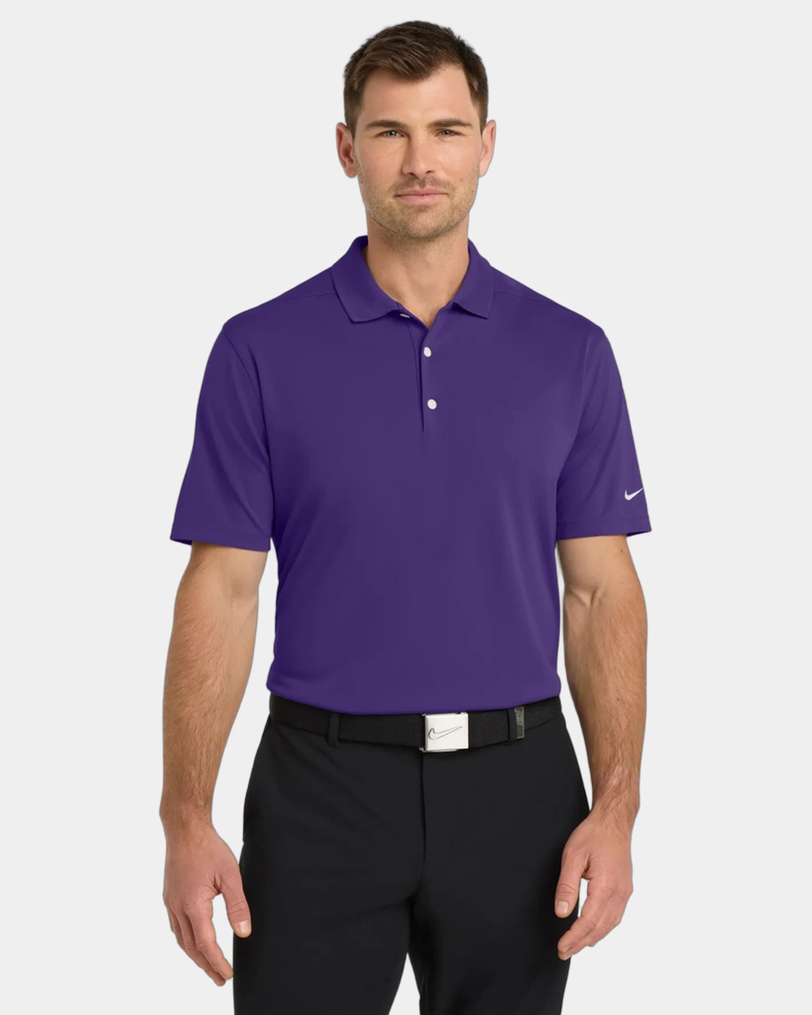 Custom Nike Dri-FIT Micro Pique 2.0 polo - Court Purple