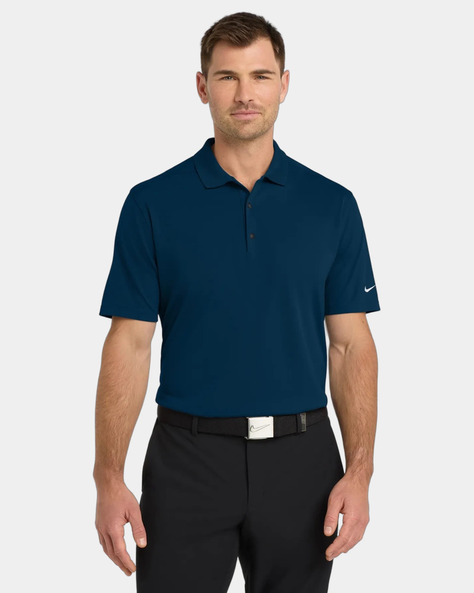 Custom Nike Dri-FIT Micro Pique 2.0 polo - Navy