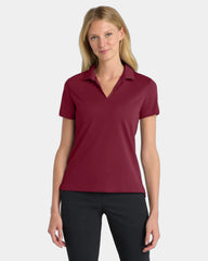 Custom Nike Women's Dri-FIT Micro Pique 2.0 Polo - Team Red