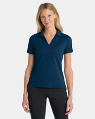 Custom Nike Women's Dri-FIT Micro Pique 2.0 Polo - Navy
