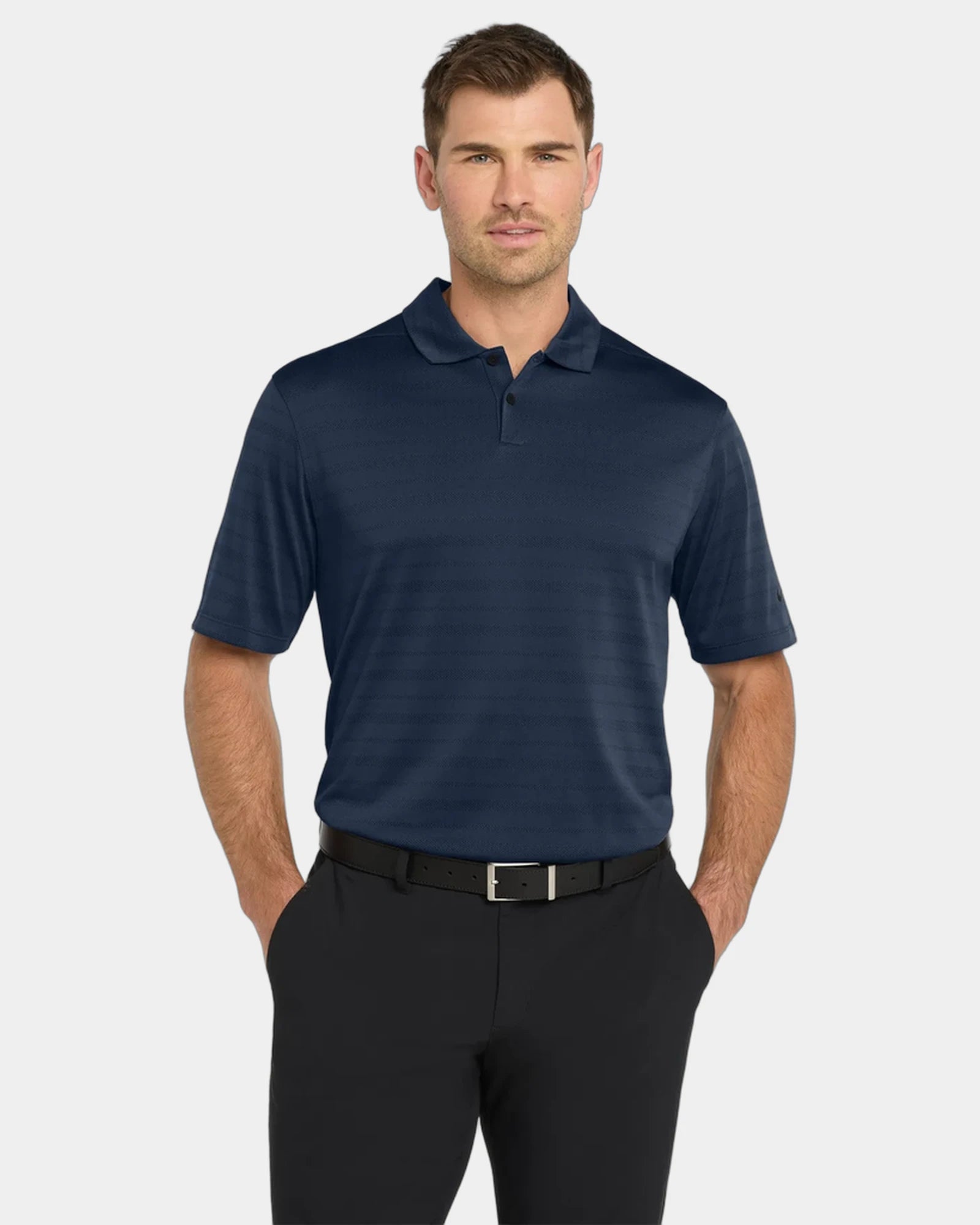Custom Dri-FIT Vapor Jacquard Polo Nike - Navy