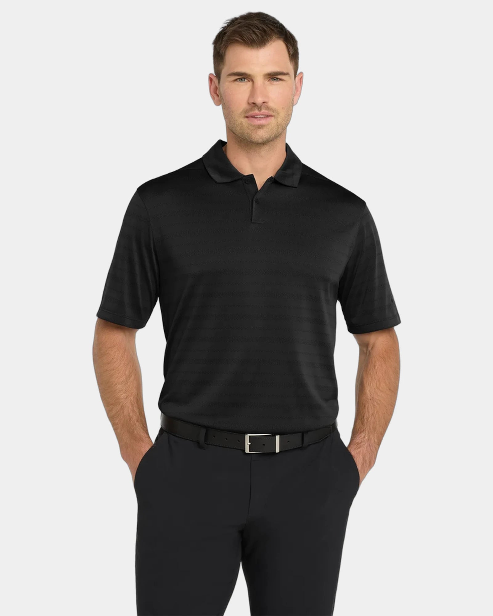 Custom Dri-FIT Vapor Jacquard Polo Nike - Black