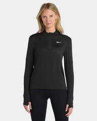 Custom recycled Nike Dri-FIT Element 1/2-Zip Top - Black