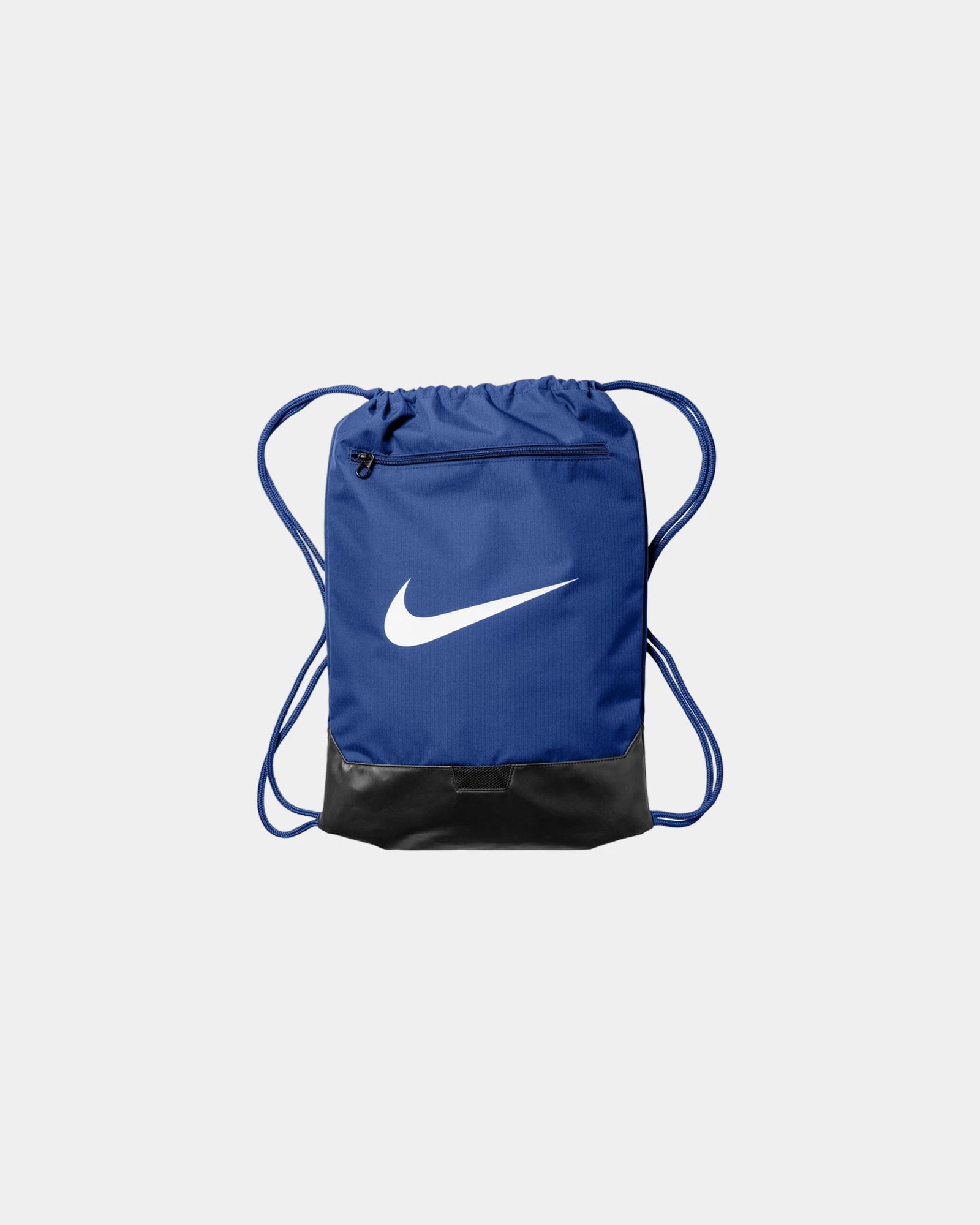 Custom recycled polyester Nike Brasilia drawstring pack - Game Royal