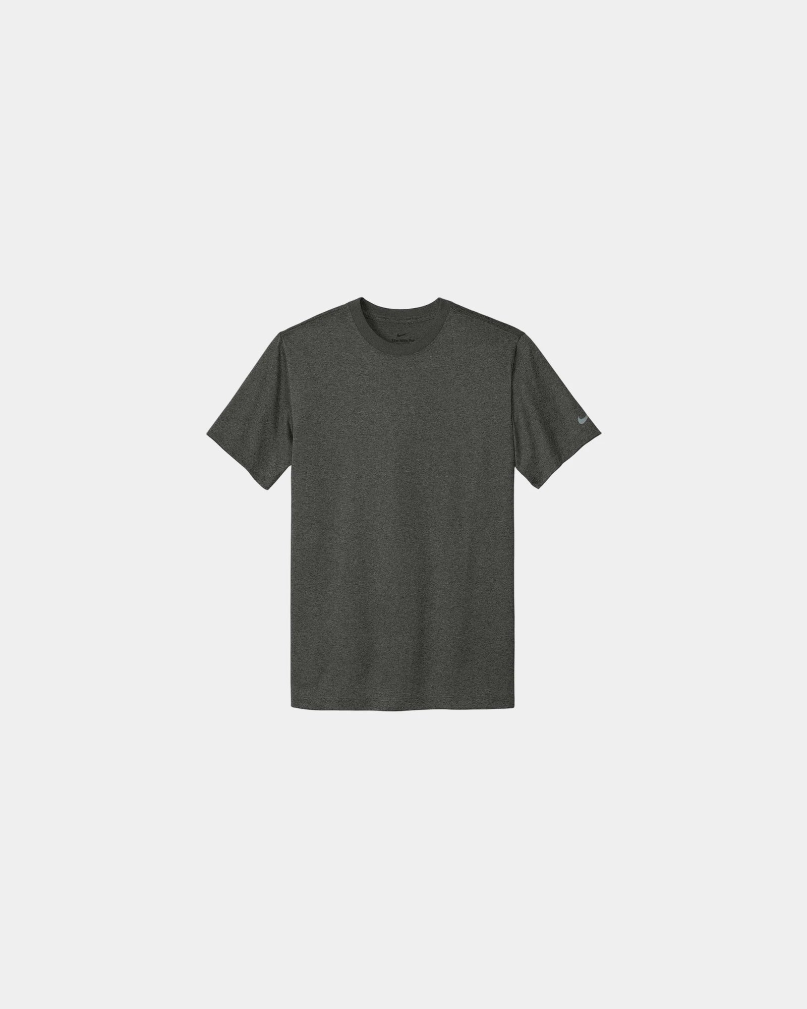 Branded recycled polyester Nike Swoosh Sleeve Tee - Dark Smoke Heather