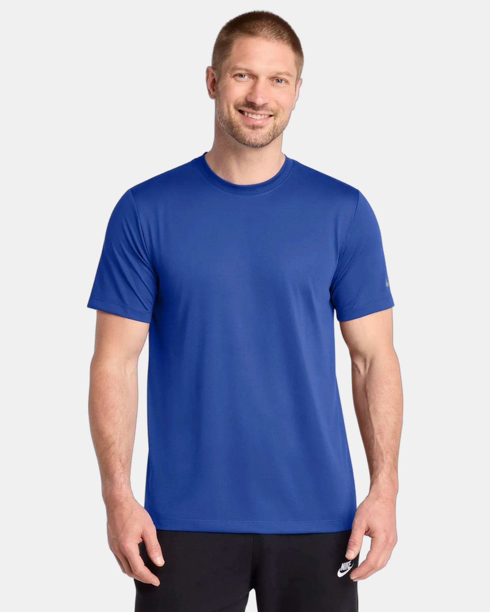 Branded recycled polyester Nike Swoosh Sleeve Tee - Game Royal