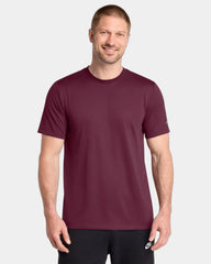Branded recycled polyester Nike Swoosh Sleeve Tee - Deep Maroon