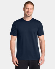 Branded recycled polyester Nike Swoosh Sleeve Tee - College Navy