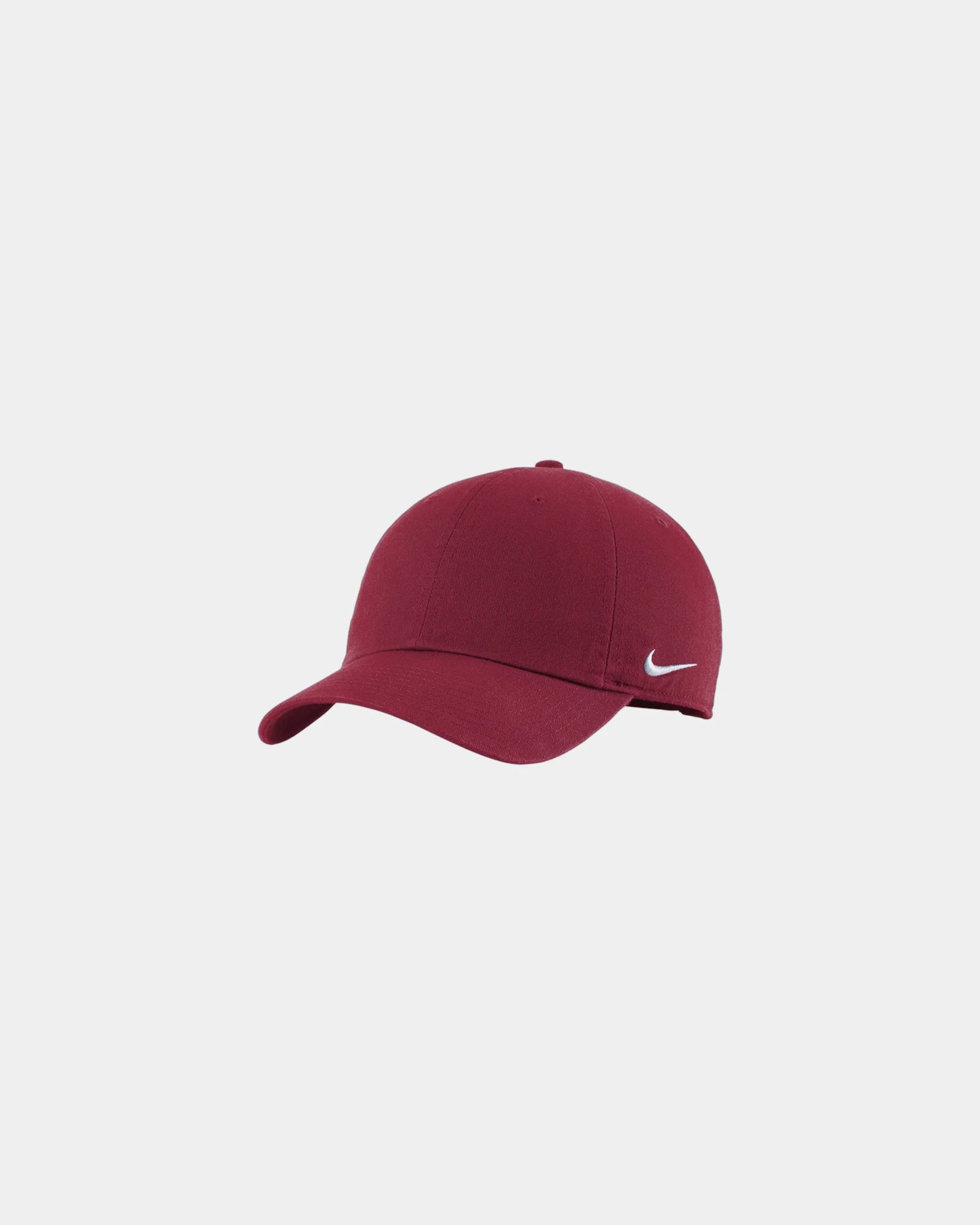 Custom recycled cotton twill cap Nike Heritage - Team Maroon